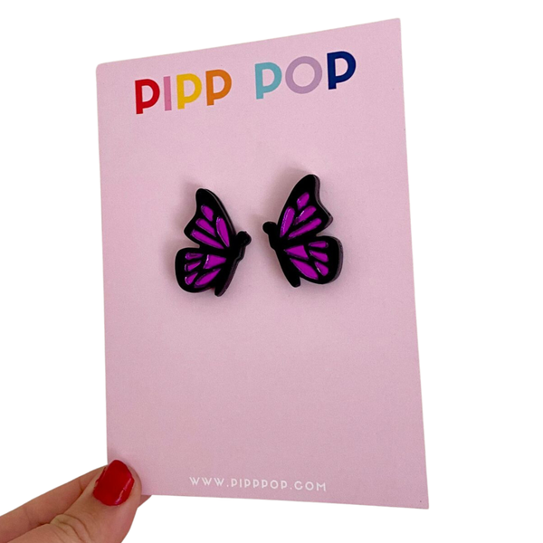 Earrings - Butterfly Studs - PPBS