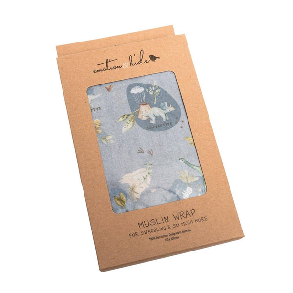 Dinosaurs of the World Muslin Wrap/Swaddle DMW