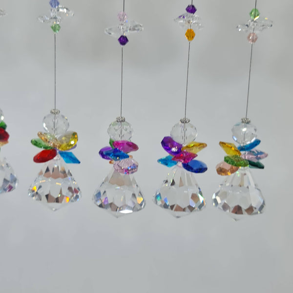 Angel Crystal Suncatcher gifts- rainbow diamond ball ACSR