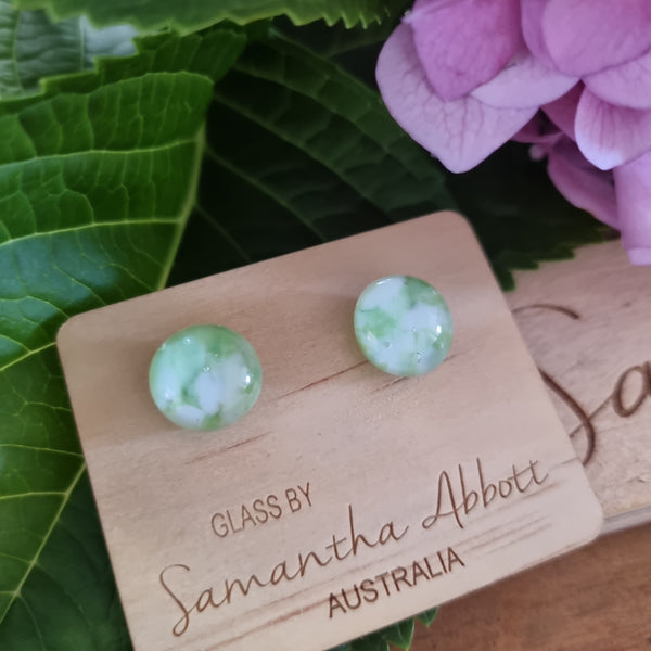 Earrings - Samantha Abbott Glass Studs - 83