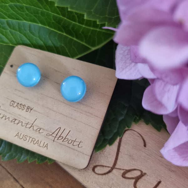 Earrings - Samantha Abbott Glass Studs - 37