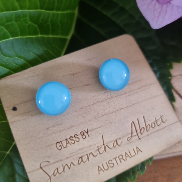 Earrings - Samantha Abbott Glass Studs - 37