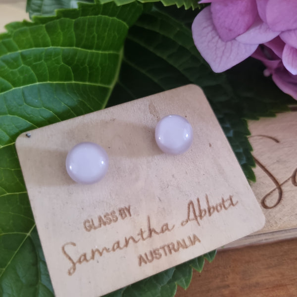 Earrings - Samantha Abbott Glass Studs - 26