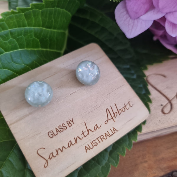 Earrings - Samantha Abbott Glass Studs - 47