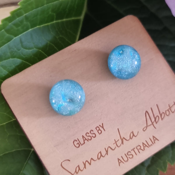 Earrings - Samantha Abbott Glass Studs - 72