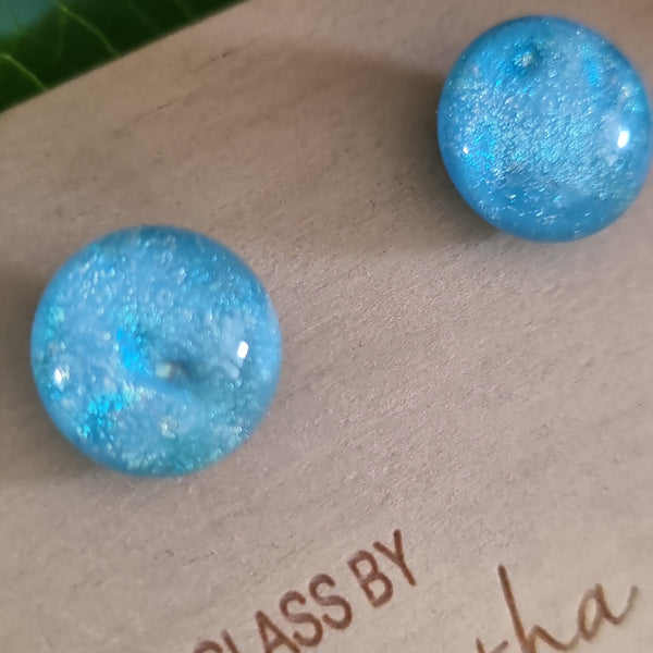 Earrings - Samantha Abbott Glass Studs - 72