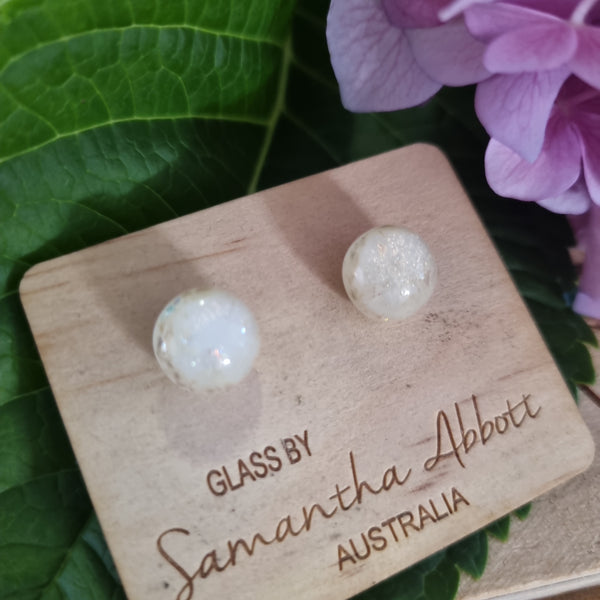 Earrings - Samantha Abbott Glass Studs - 14