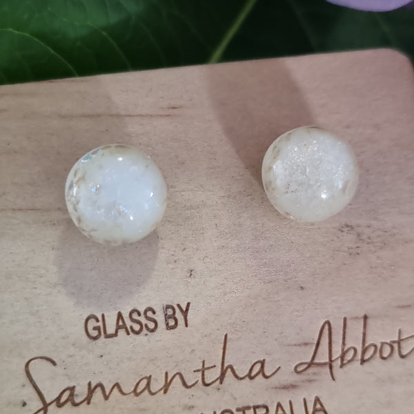 Earrings - Samantha Abbott Glass Studs - 14
