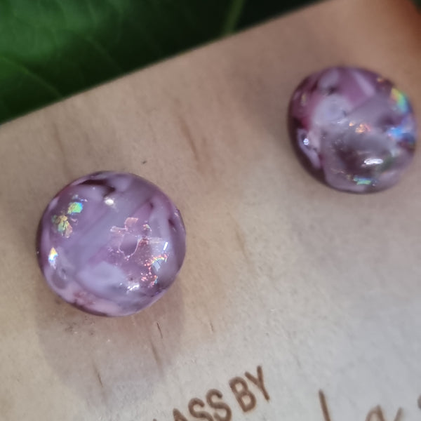 Earrings - Samantha Abbott Glass Studs - 3