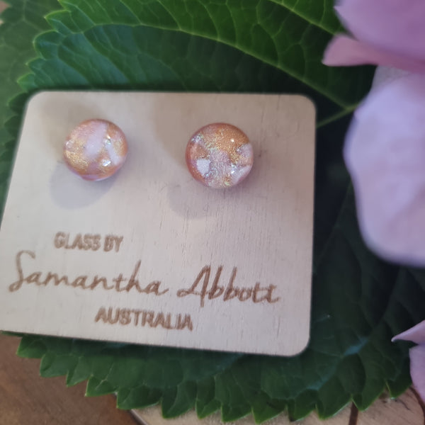 Earrings - Samantha Abbott Glass Studs - 7