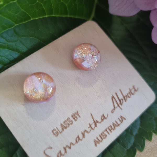 Earrings - Samantha Abbott Glass Studs - 7