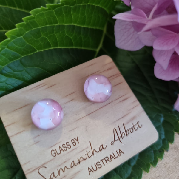 Earrings - Samantha Abbott Glass Studs - 56