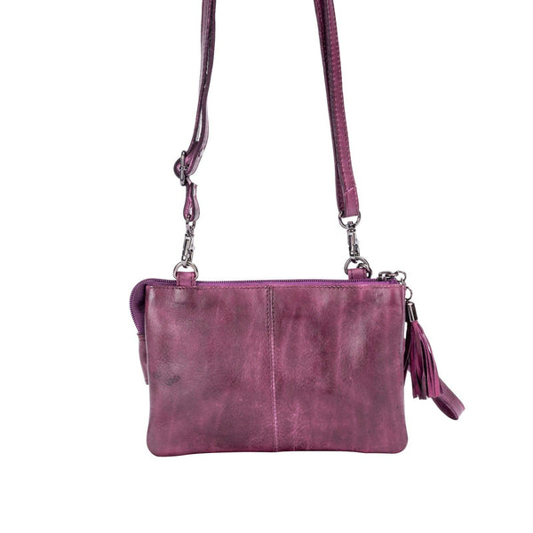 Greenwood Leather - Shoulder Bag Lavender GLV