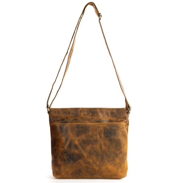 Greenwood Leather - Women Shoulder Bag Camel GWSC