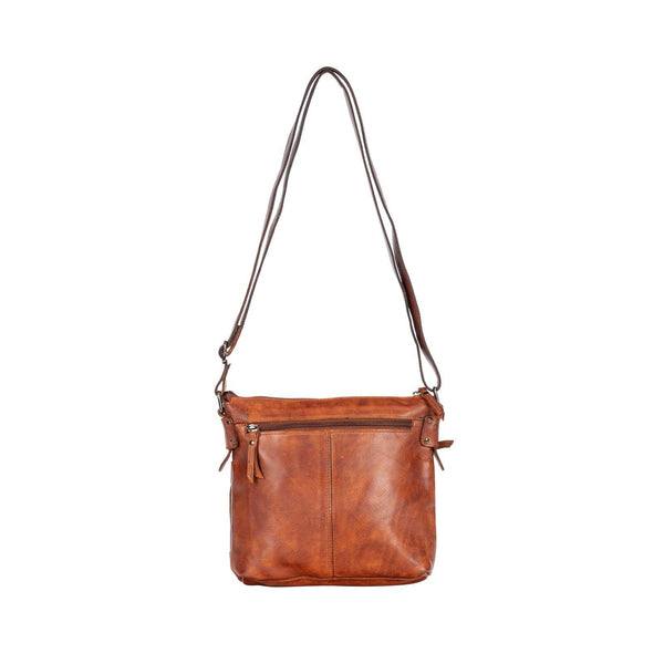 Greenwood Leather Shoulder Bag Cognac GECG