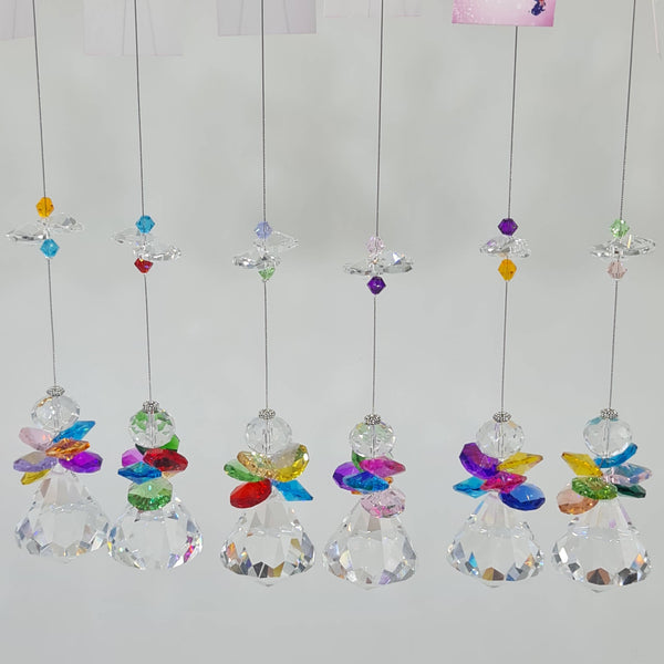 Angel Crystal Suncatcher gifts- rainbow diamond ball ACSR