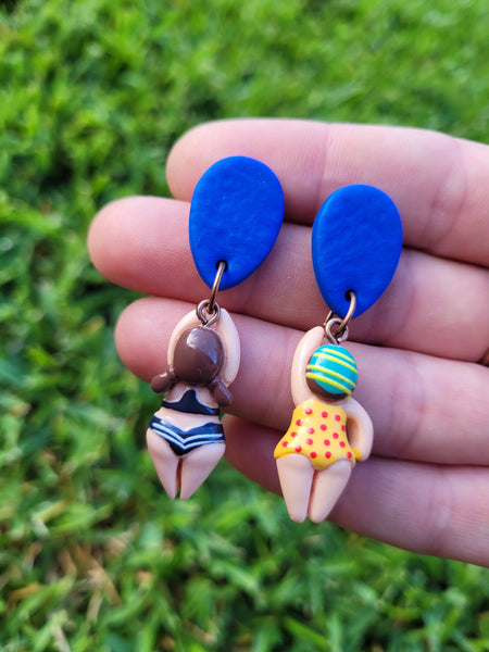 Earrings - Swimmer Dangles Earrings SSS