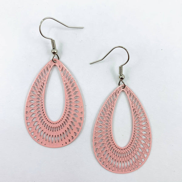 Earrings - Filigree Teardrop Dangles SBF