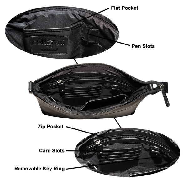 Cenzoni Leather Women's Crossbody Bag CWB