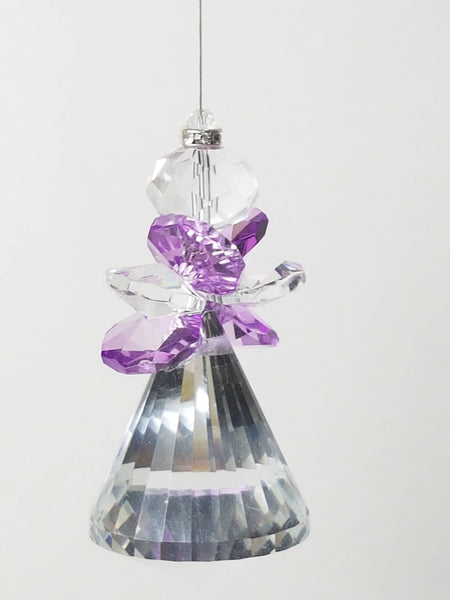Angel Crystal Suncatcher- bell ball crystals ACS