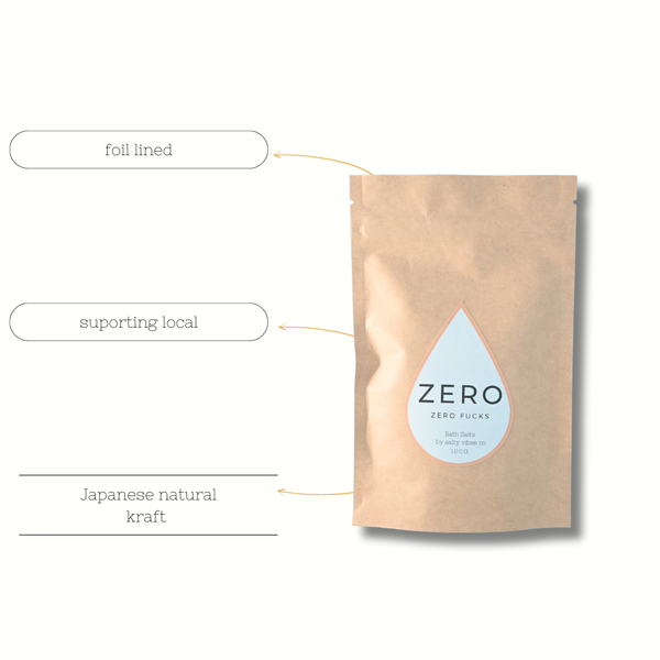 Salty Vibes - ZERO Citrus Blend Bath Salts