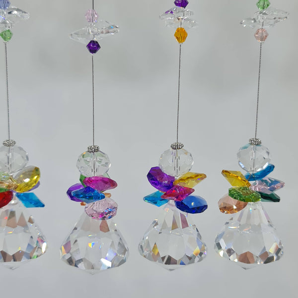 Angel Crystal Suncatcher gifts- rainbow diamond ball ACSR