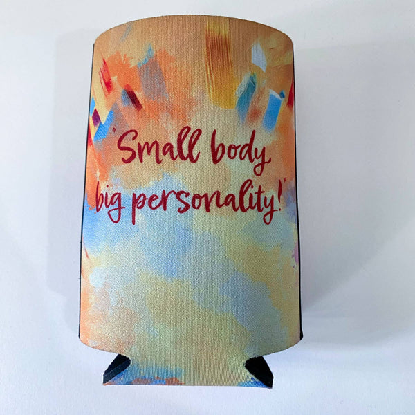 Dachshund Quote Flat Stubby Holder Cooler