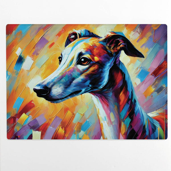 Greyhound Glass Cutting Board | Small 20x28 cm