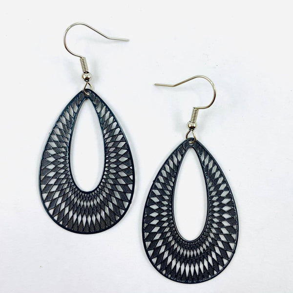 Earrings - Filigree Teardrop Dangles SBF