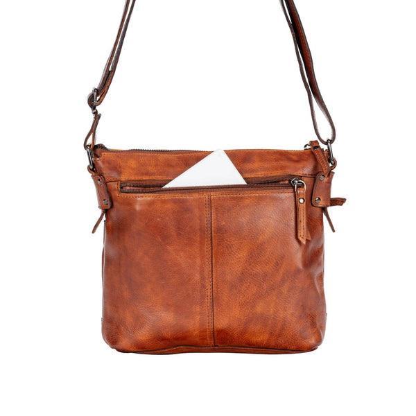 Greenwood Leather Shoulder Bag Cognac GECG