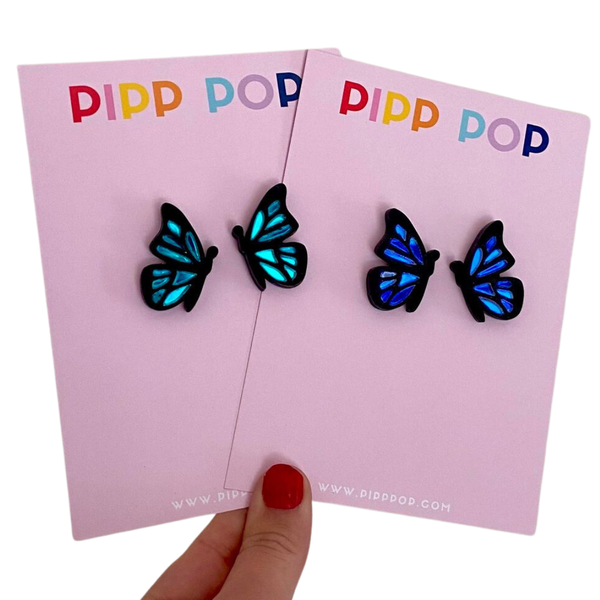 Earrings - Butterfly Studs - PPBS