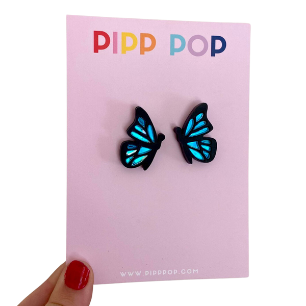 Earrings - Butterfly Studs - PPBS