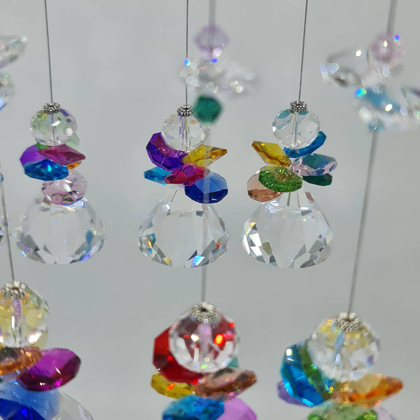 Angel Crystal Suncatcher gifts- rainbow diamond ball ACSR