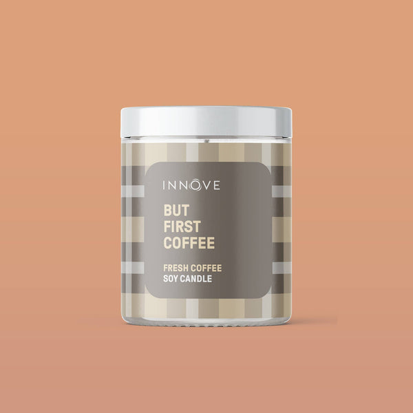 Candle - But First Coffee Soy Candle - Fresh Coffee Fragrance CBFC