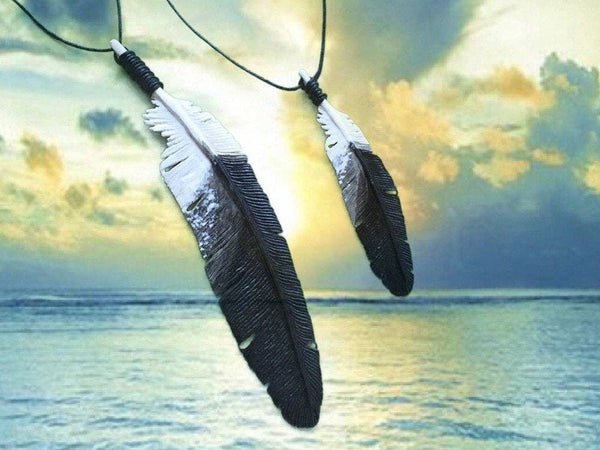 REDUCED WAS $49.95 Feather - Wedge Tail Eagle Feather Necklace