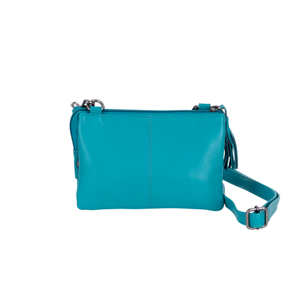 Greenwood Leather - Shoulder Bag Turquoise GLT