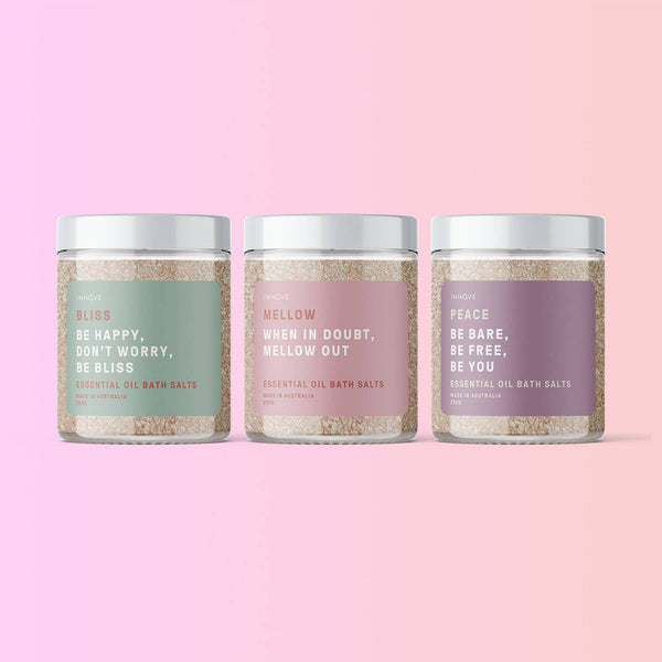 Mellow Essential Oil Bath Salts 250g MEON