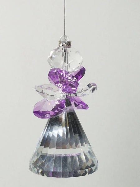 Angel Crystal Suncatcher- bell ball crystals ACS