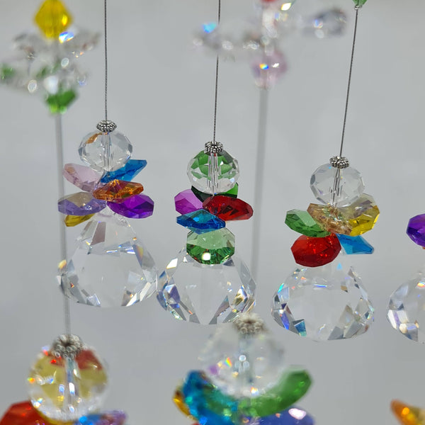 Angel Crystal Suncatcher gifts- rainbow diamond ball ACSR