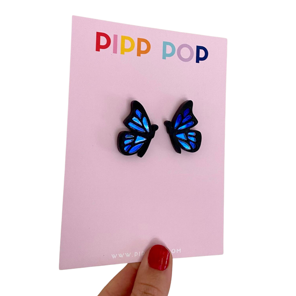Earrings - Butterfly Studs - PPBS
