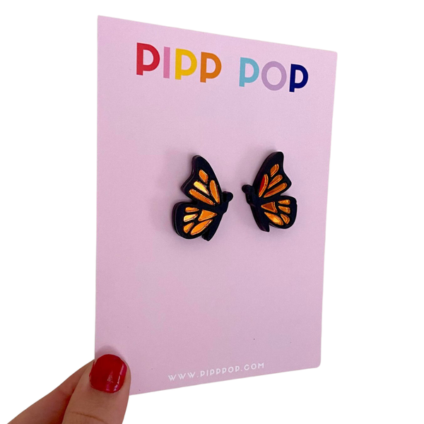 Earrings - Butterfly Studs - PPBS