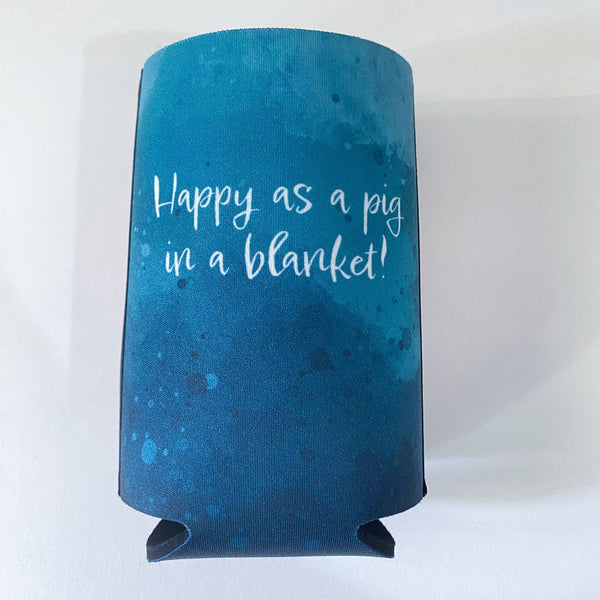 Pig Quote Flat Stubby Holder Cooler