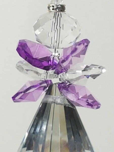 Angel Crystal Suncatcher- bell ball crystals ACS