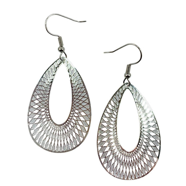 Earrings - Filigree Teardrop Dangles SBF