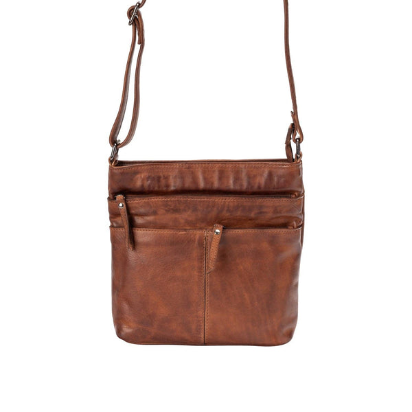 Greenwood Leather -  Shoulder Bag GLS Cognac