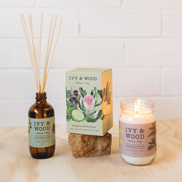 IVY & WOOD Australiana: Australian Bush Reed Diffuser WAD