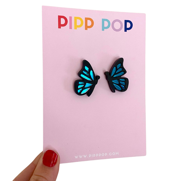 Earrings - Butterfly Studs - PPBS
