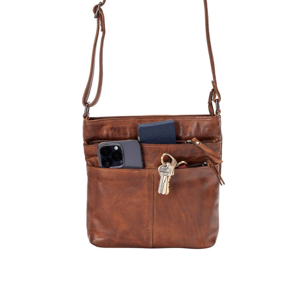 Greenwood Leather -  Shoulder Bag GLS Cognac