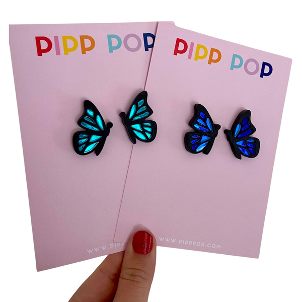 Earrings - Butterfly Studs - PPBS