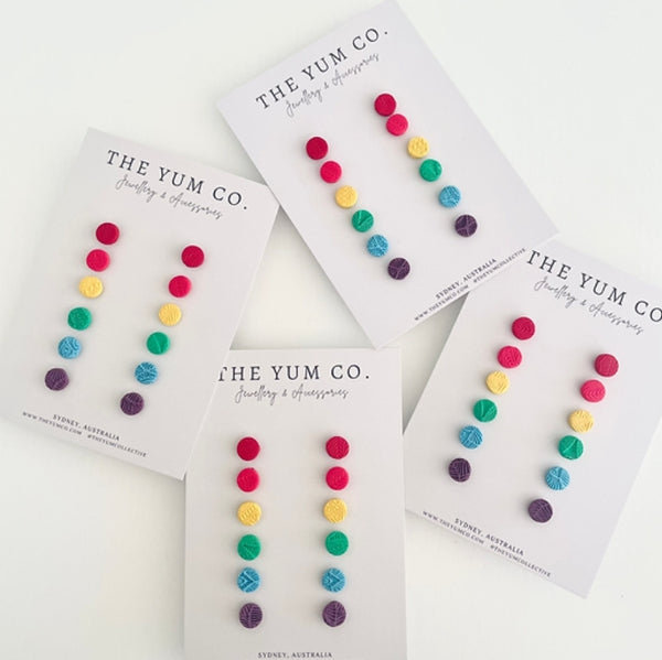 Earrings - The Yum Co. Mini Set YMR .